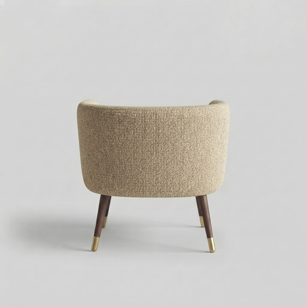Mandy Armchair Polished Brass