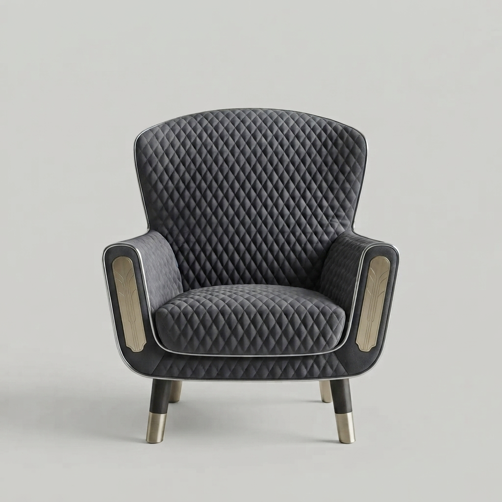 Minimalist Barrel Chair