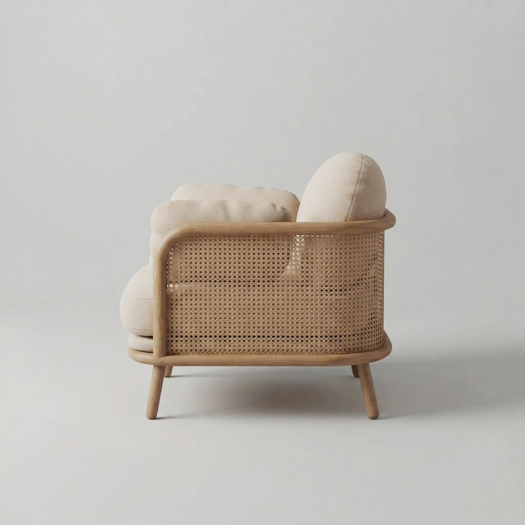 Mandy Armchair Polished Brass