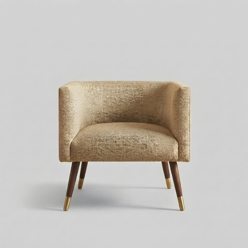 Mandy Armchair Polished Brass