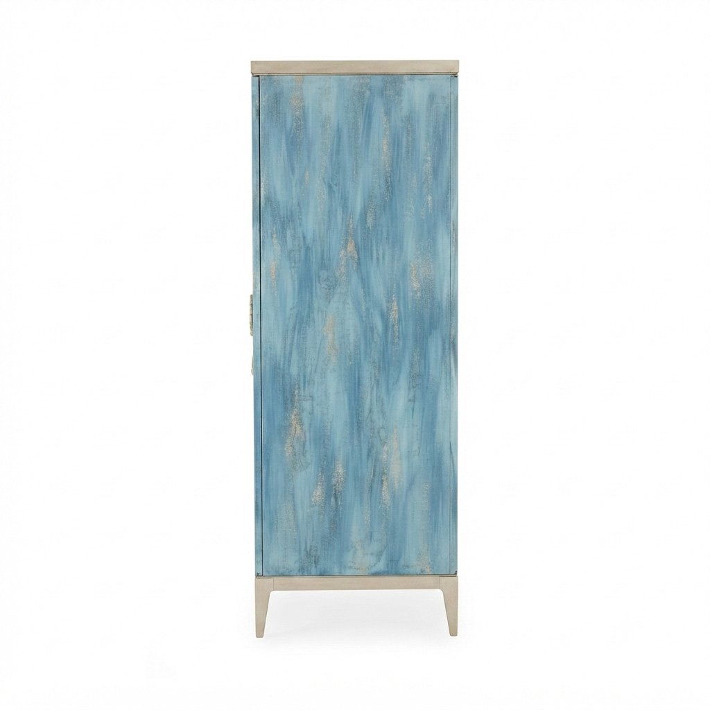 Gilded Ginkgo Armoire