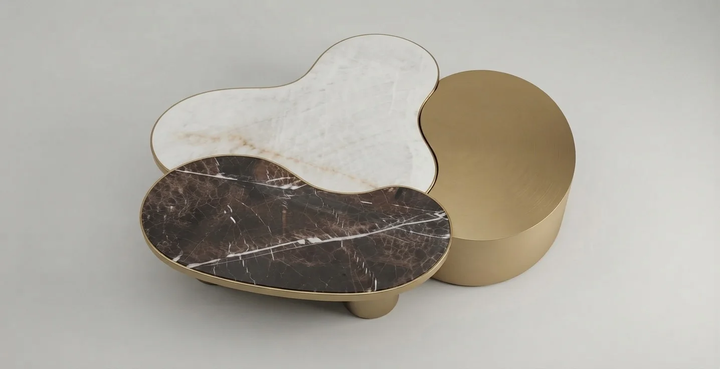 Vortex Curved Center Table